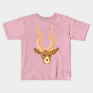 Deer with Antler Design Kids T-Shirt